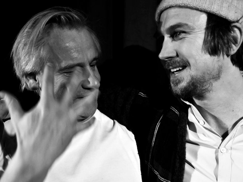 Schauspieler Lars Eidinger und Regisseur Chris Kraus im Publikumsgespräch zu "Die Blumen von gestern".